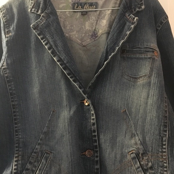 LA Blues denim blazer - Picture 2 of 4